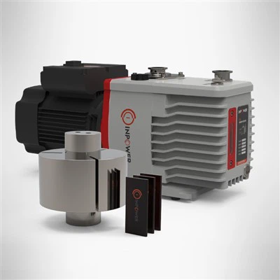 Dvostopenjska oljno zaprta vakuumska črpalka